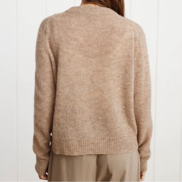 Jenni Kayne Boyfriend Knit Cardigan in Almond Size Small - Picture 3 of 12